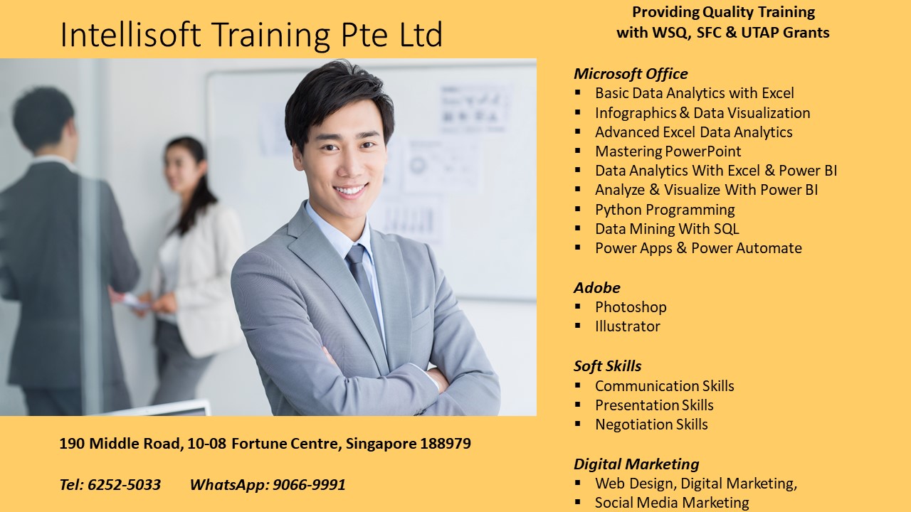 Contact Intellisoft For WSQ Courses in Singapore