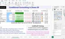 Power BI Conditional Formatting Options