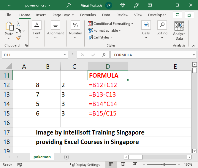 How To Calculate Values in Excel