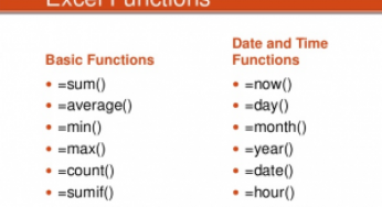 Useful Excel Functions