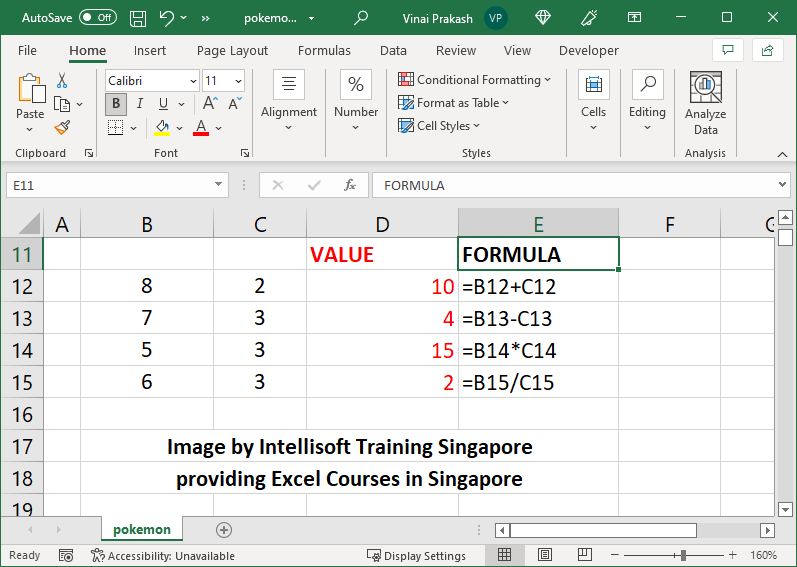 How To Show or Hide Formulas in Excel