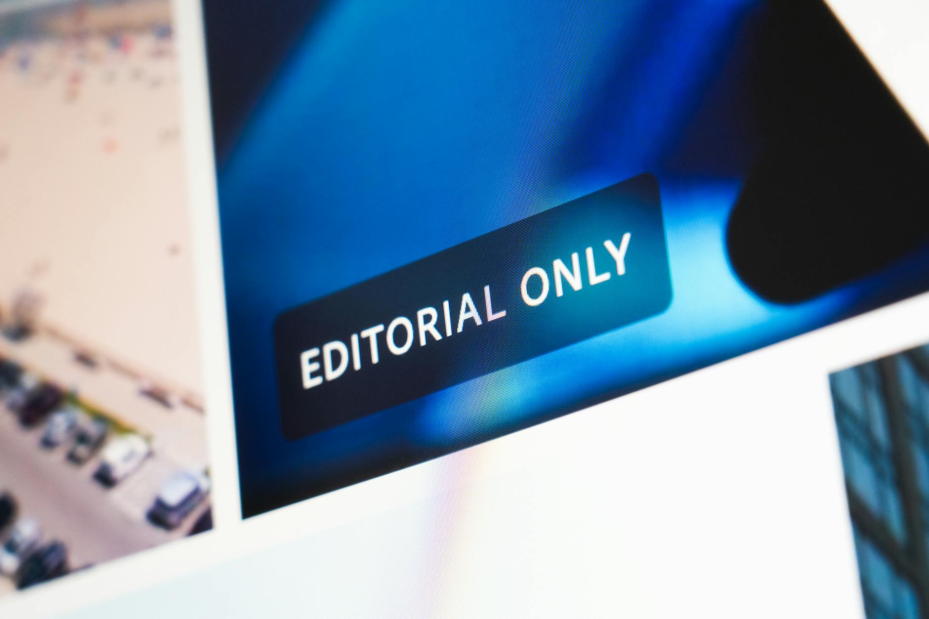 Editing text on a design tool close up