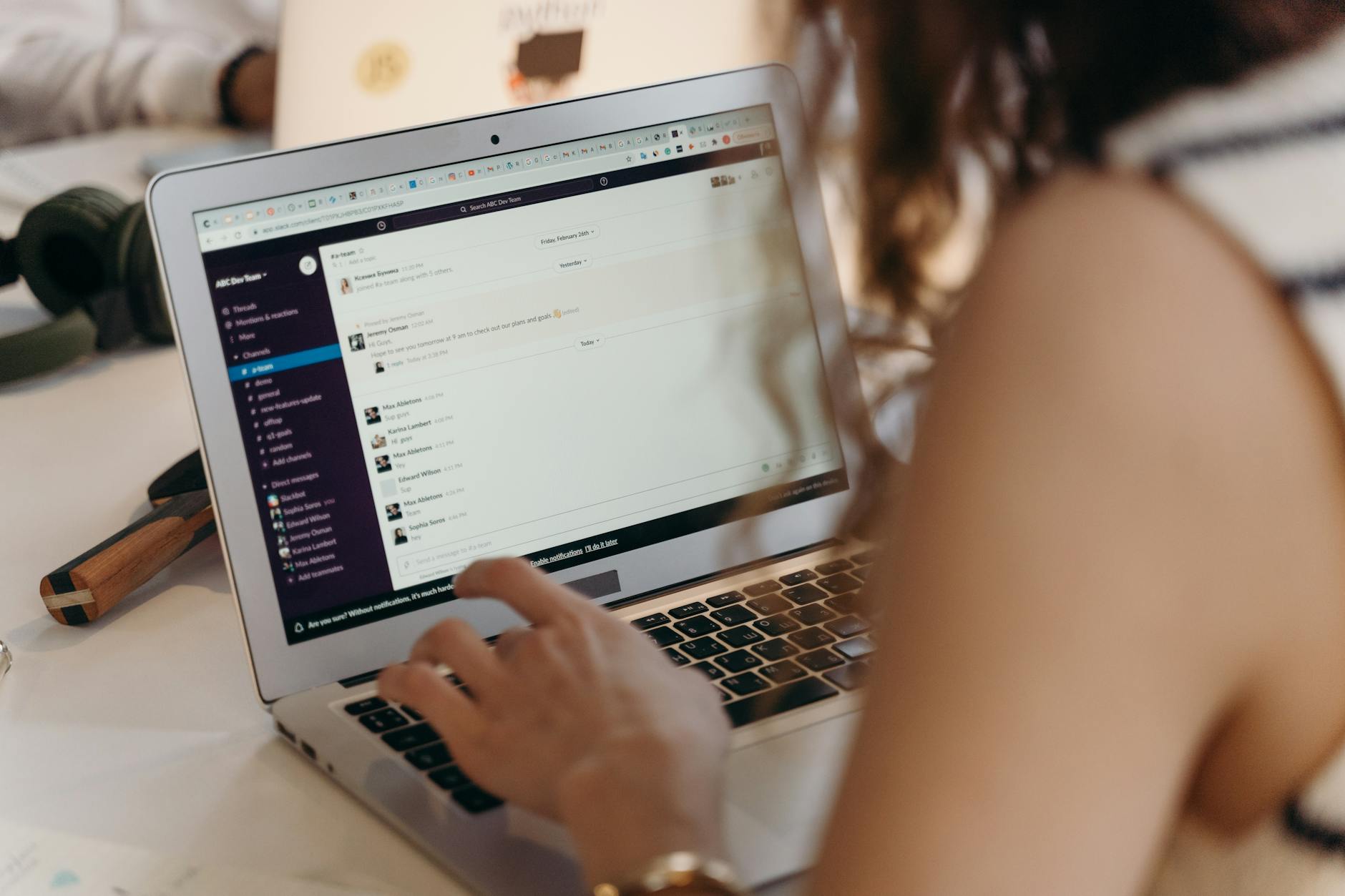 Reviewing worked email examples before sending