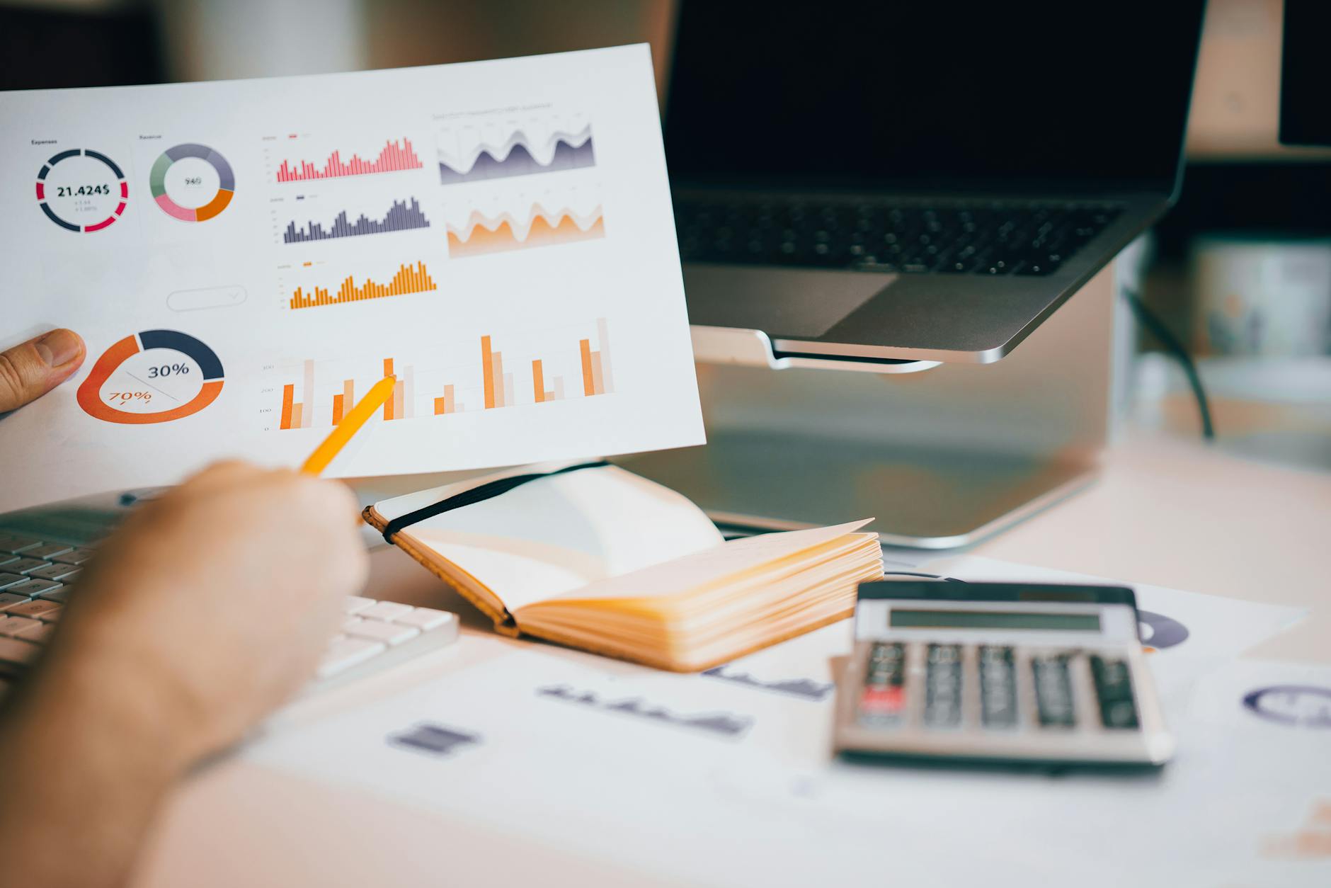 A pivot chart visualising the summary from a pivot table
