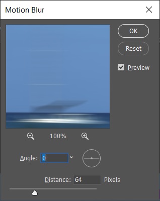 Photoshop Motion Blur Filter