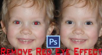 How To Remove Red Eyes Effect in Photoshop